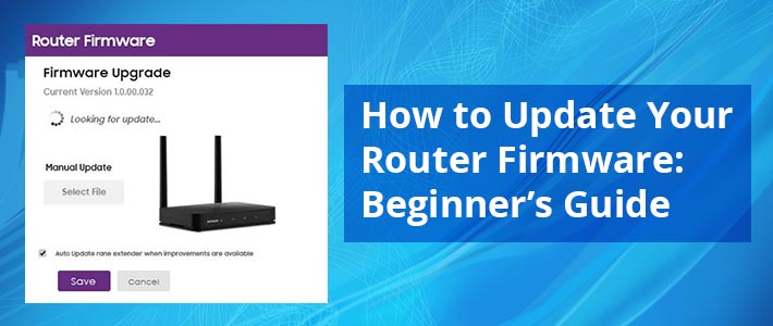 Netgear Router Firmware Update